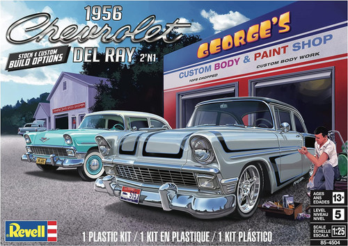 Revell 85-4504 1956 Chevrolet Del Ray 2N1 1/25 Scale Model Kit Revell 85-4504 1956 Chevrolet Del Ray 2N1 1/25 Scale Model Kit