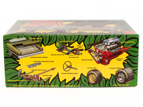 AMT 1192 1965 Ford Galaxie Jolly Green Gasser 1/25 Scale Model Kit