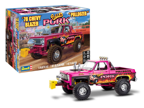 Revell 14532 1978 Chevy Blazer Pulled Pork Pulldozer 1/24 Scale Model Kit