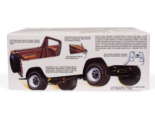 AMT 1304 1978 Ford Bronco "Wild Hoss" 1/25 Scale Model Kit