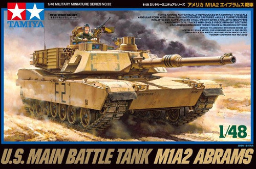 Tamiya 32592 1/48 U.S. Main Battle Tank M1A2 Abrams Model Kit Tamiya 32592 1/48 U.S. Main Battle Tank M1A2 Abrams Model Kit