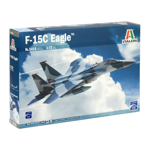 Italeri 1415 F-15C Eagle Fighter 1/72 Scale Model Kit Italeri 1415 F-15C Eagle Fighter 1/72 Scale Model Kit