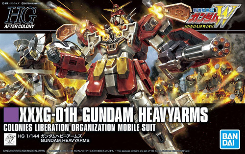 Bandai 5060745 #236 XXXG-01H Gundam Heavyarms Colonies Liberation Organization Mobile Suit HG 1/144 Scale Model Kit