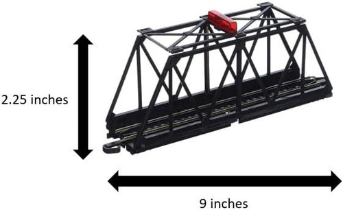 Bachmann 44473 HO EZ Track Truss Bridge w/ Blinking Light