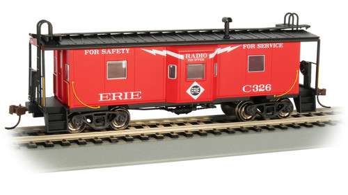 Bachmann 73203 HO Bay Window Caboose Erie #C326 Bachmann 73203 HO Bay Window Caboose Erie #C326