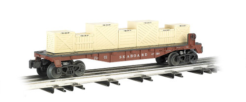 Bachmann 47554 O Flatcar w/ Crates Seaboard Bachmann 47554 O Flatcar w/ Crates Seaboard