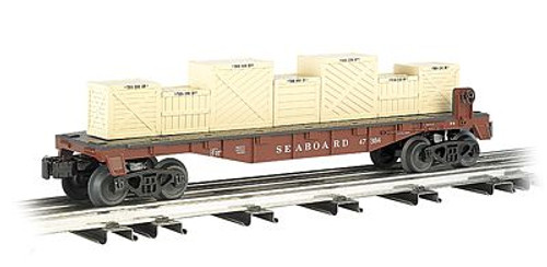Bachmann 47554 O Flatcar w/ Crates Seaboard Bachmann 47554 O Flatcar w/ Crates Seaboard