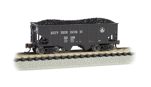 Bachmann 19556 N 55 Ton 2 Bay USRA Outside Braced Hopper - Baltimore & Ohio #723046 Bachmann 19556 N 55 Ton 2 Bay USRA Outside Braced Hopper - Baltimore & Ohio #723046
