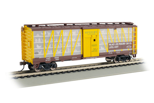 Bachmann 15903 HO Poultry Transport Car - Palace Live Poultry Car Co. #4207