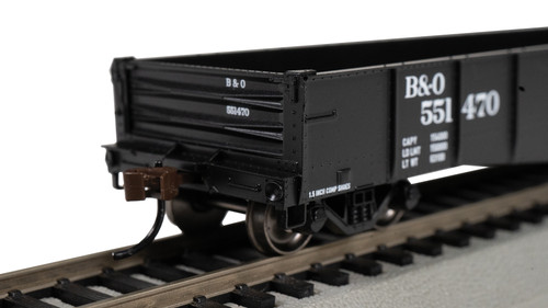 Bachmann 74802 HO 50'6" Drop End Gondola - Baltimore & Ohio #551470