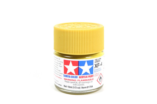 Tamiya 81704 XF-4 Yellow Green Acrylic 10ml