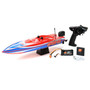 Pro Boat PRB08044T2 Lucas Oil 17" Power Boat Racer Self-Righting Deep-V RTR, Red