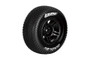 Louise RC L-T3145SB SC-Maglev 1/10 Short Course Tires, Soft, 12, 14 & 17mm Removable Hex on Black Rim (2)