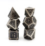 Foam Brain Games 4014 Alchemist Metals: Iron - Metal RPG Dice Set