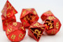 Foam Brain Games 4336 Ruby Quarry - Metal RPG Dice Set