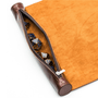 Foam Brain Games 6000 Red Roll Up Leatherette Dice Mat