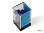 Chessex 27427 Scarab Royal Blue/gold Polyhedral 7-Dice Set