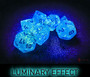 Chessex 27586 Borealis Sky Blue/white Luminary Polyhedral 7-Dice Set