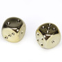 Chessex 29006 Gold Metallic 16mm d6 Dice Pair Chessex 29006 Gold Metallic 16mm d6 Dice Pair