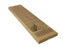 WorldWise Imports 33503 Three Player Oak Continuous Track Cribbage