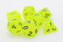 Foambrain Games 2675 Radioactive Lemonade RPG Dice Set