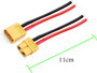 Hobbywurks HBYC2028 XT30 Male & Female Pigtail Set w/ 10cm 16AWG Silicone Wire, 1 Pair