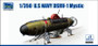Riich RN28009 U.S. Navy Deep Submergence Rescue Vehicle, DSRV-1 Mystic 1/350 Scale Model Kit