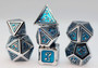 Foambrain Games 4511 Alchemist Metals Ice - Metal RPG Dice Set