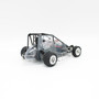 1RC Racing 1RC1107 1/18 Midget 4.0, Clear, Ready to Run
