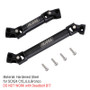 INJORA SCX24-43 Black Steel Front Rear Center Drive Shafts for SCX24 C10 JLU Bronco Base Camp 4Runner