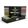 AK Interactive AKM150 Special Box Playmarkers, 34 Colors