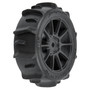 Pro-Line PRO1031010 Dumont F/R Tires Mounted 12mm Hex Black Mach 10 (4) for Arrma Typhon Grom