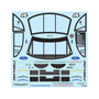 ProLine PRO371017 Pre-Cut 1996 Ford Thunderbird Clear Body for Losi NASCAR Race Car