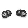 ProLine PRO1030910 Dumont F/R Tires Mounted 12mm Hex Silver Impulse (4) for Arrma Mojave Grom