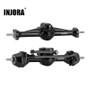 INJORA SCX30-25BKFR +3mm Front & Rear Planet Axles with Brass Steering Knuckles for 1/30 SCX30