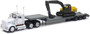 New Ray NRY15293A Kenworth W900 Lowboy W/Excavator 1/43 Scale Diecast Model