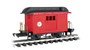 Bachmann 97088 G Li'l Big Haulers Baggage Car, Short Line, Red