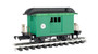 Bachmann 97092 G Li'l Big Haulers Baggage Car, Short Line, Green