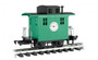Bachmann 98099 G Li'l Big Haulers Caboose, Short Line, Green
