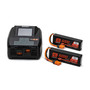 Spektrum SPMXG2PS4 Smart G2 Powerstage 4S Surface Bundle: 2x2S 5000mAh LiPo Battery / S2200 G2 Charger