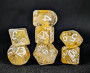 Roll 4 Initiative 50903-7C Diffusion Holi-Dice: Silver & Gold
