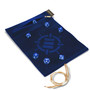 Enhance Gaming ENTTDRS100BLEW Roll on a Scroll - Dice Rolling Mat & 7 Piece Acrylic Dice Set - Blue
