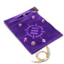 Enhance Gaming ENTTDRS100PREW Roll on a Scroll - Dice Rolling Mat & 7 Piece Acrylic Dice Set - Purple