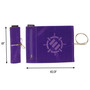 Enhance Gaming ENTTDRS100PREW Roll on a Scroll - Dice Rolling Mat & 7 Piece Acrylic Dice Set - Purple