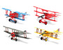 New Ray NRY20227S Die Cast Classic Bi-Plane Model Kit Assortment, Model Picked at Random
