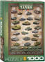 Eurographics 6000-0381 History of Tanks 1000 Piece Puzzle