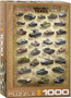 Eurographics 6000-0388 World War II Tanks 1000 Piece Puzzle