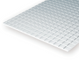 Evergreen Scale Models 4504 Square Tile, .040 x 6 x 12 Sheet, 1/6 x 1/6 Squares (1 Piece)