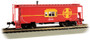 Bachmann 73206 HO Bay Window Caboose ATSF Santa Fe #999653