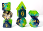 Sirius Dice 0002-05 Green and Blue Dice Set
